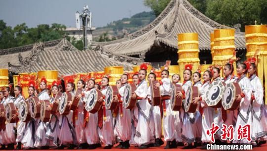2018年6月22日，2018(戊戌)年公祭中華人文始祖伏羲大典在甘肅天水市舉行。(資料圖) 鐘欣 攝